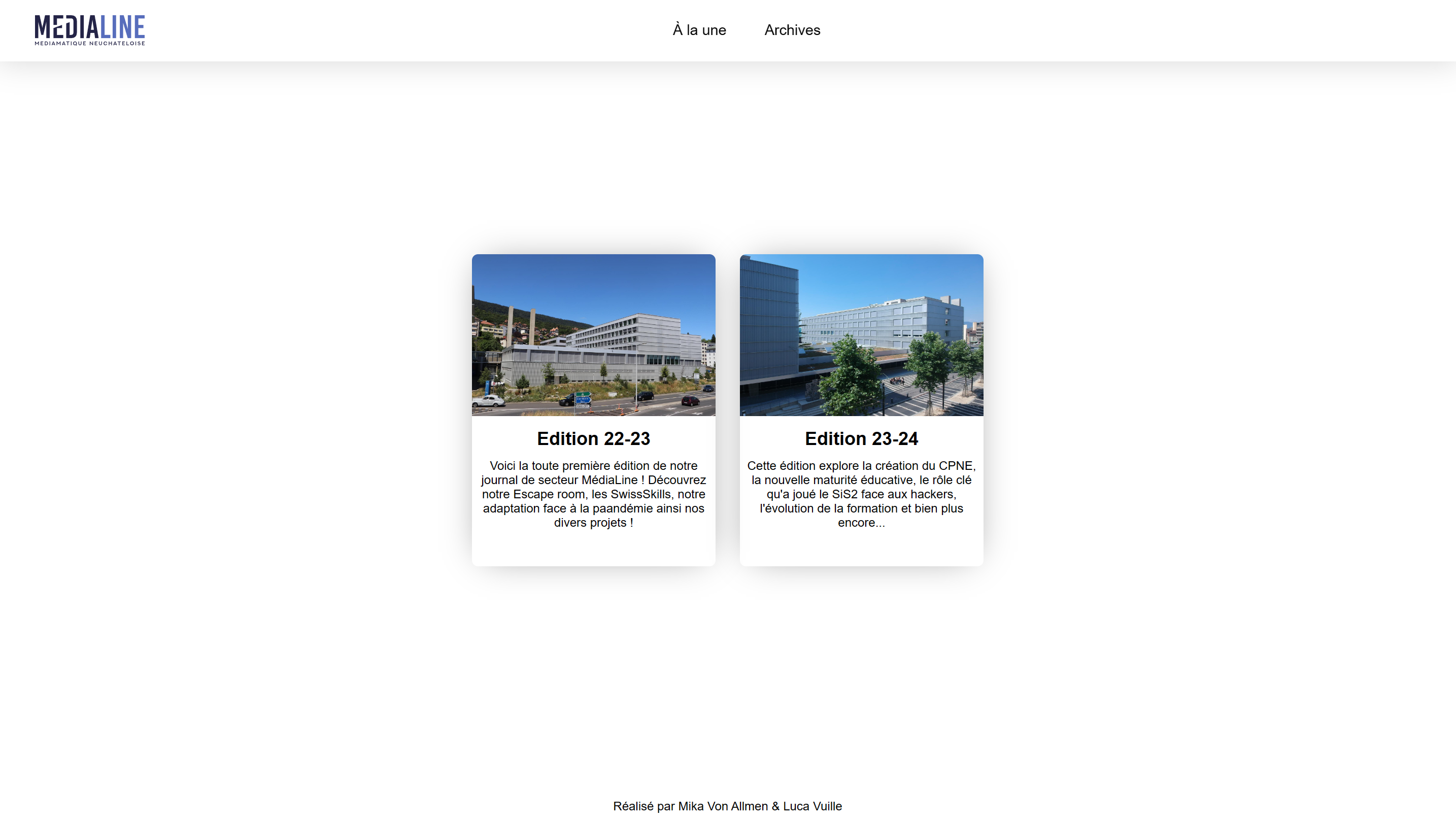 Medialine — 02 MLarchives
