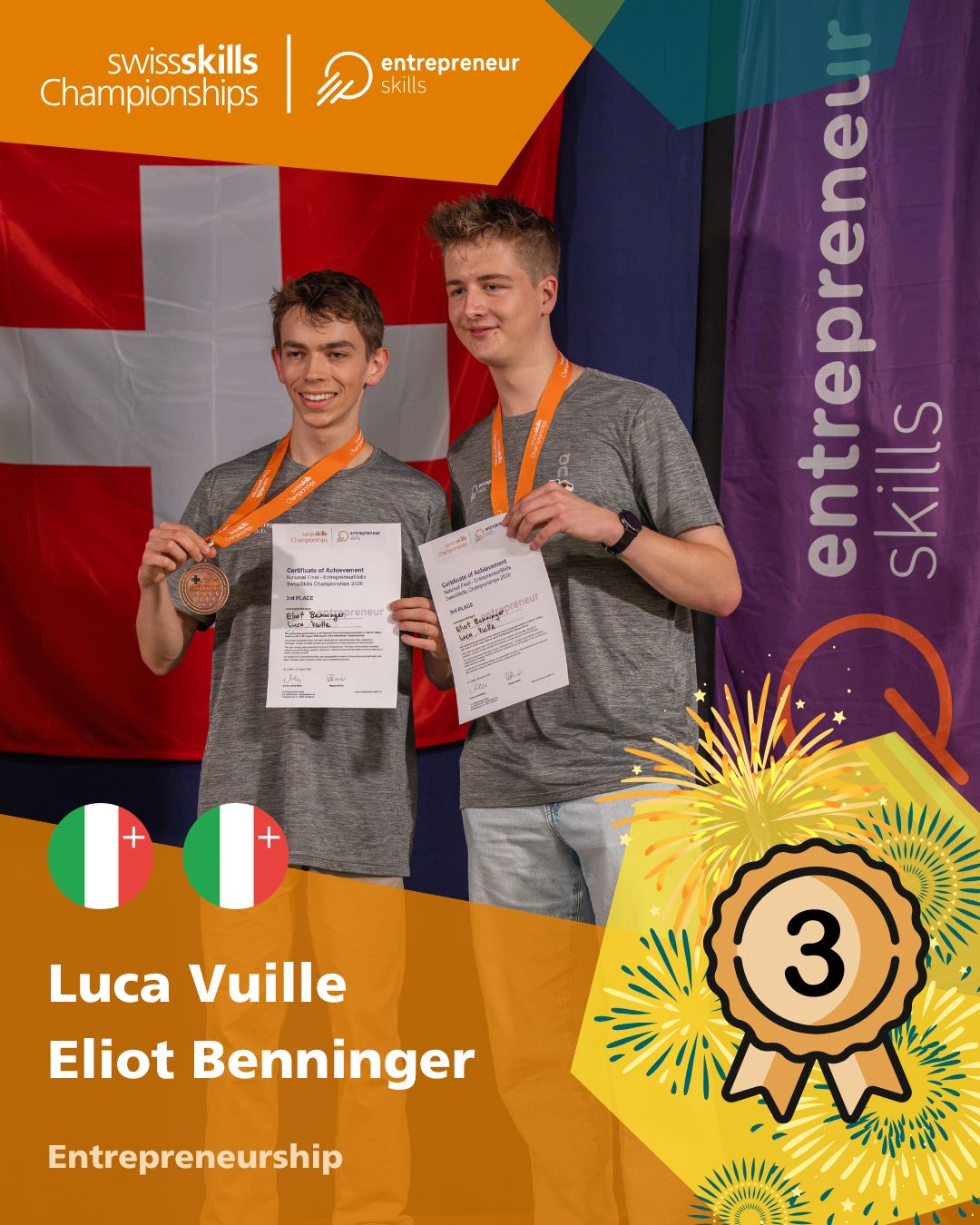 SwissSkills 2026 — 02 Medaille Bronze