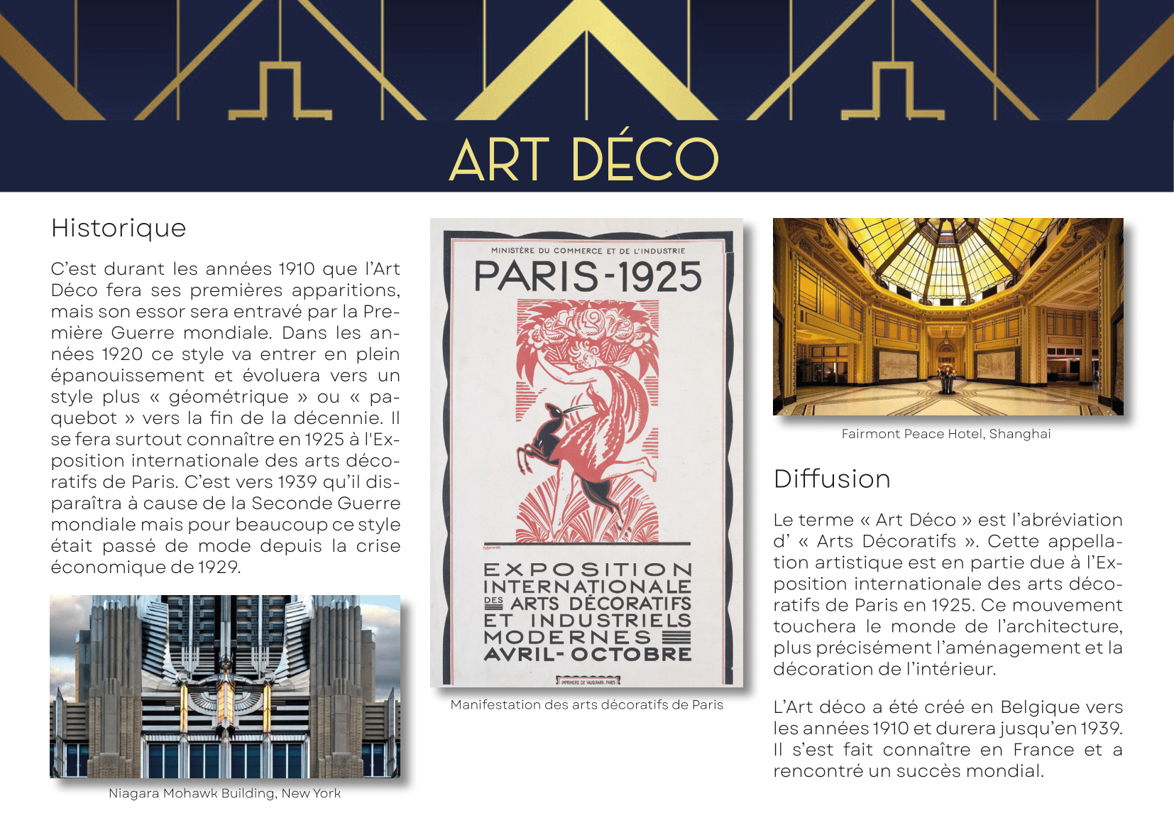 Plaquette Art Déco — 02 Plaquette art déco verso